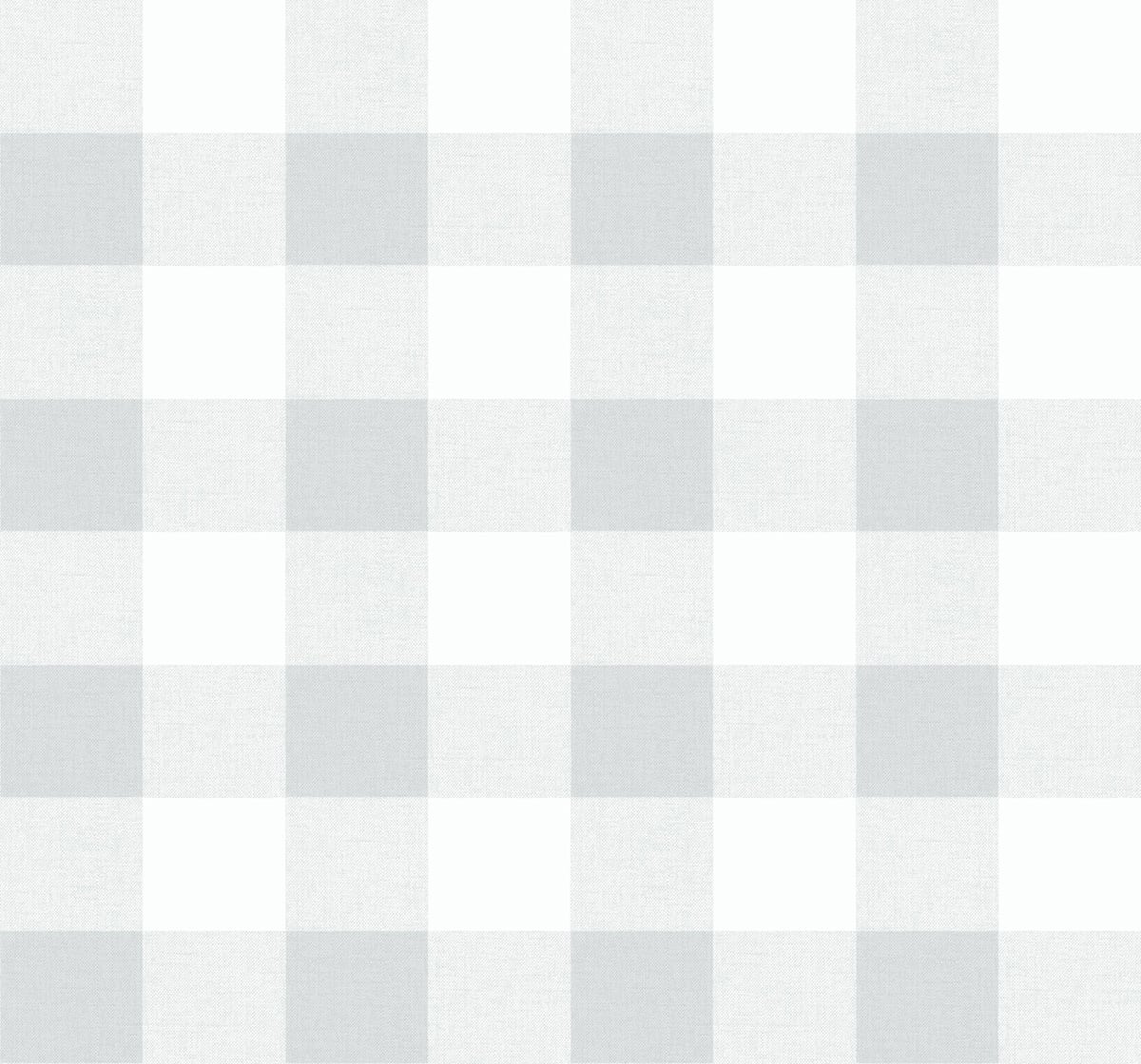 MB31917 Seabrook Designs Beach House Wallpaper Picnic Plaid Daydream Gray