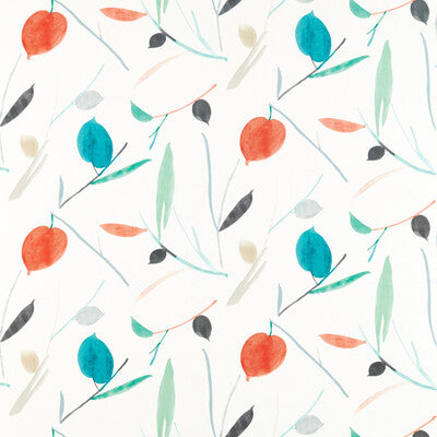NABS120779-SCN OXALIS PIMENTO/MARINE SCION Fabrics Drapery Upholstery