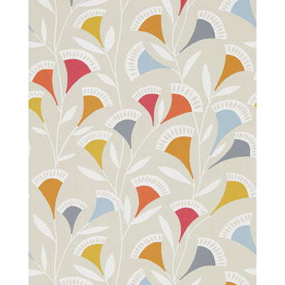 NNOU111546-SCN NOUKKU WP WATERMELON/TANGERINE/SLATE SCION Wallpaper