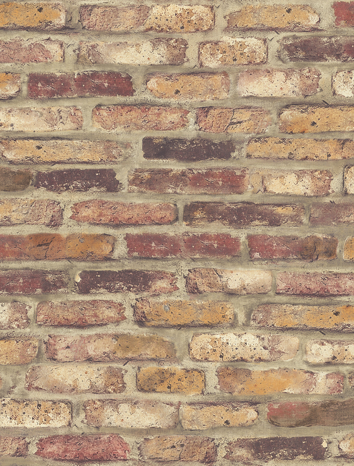 NW30201 NextWall NextWall Peel & Stick Wallpaper Faux Rustic Red Brick Rustic Red