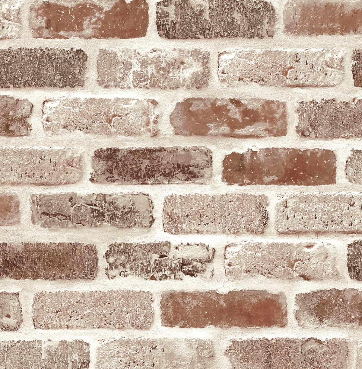 NW30501 NextWall NextWall Peel & Stick Wallpaper Washed Brick Adobe