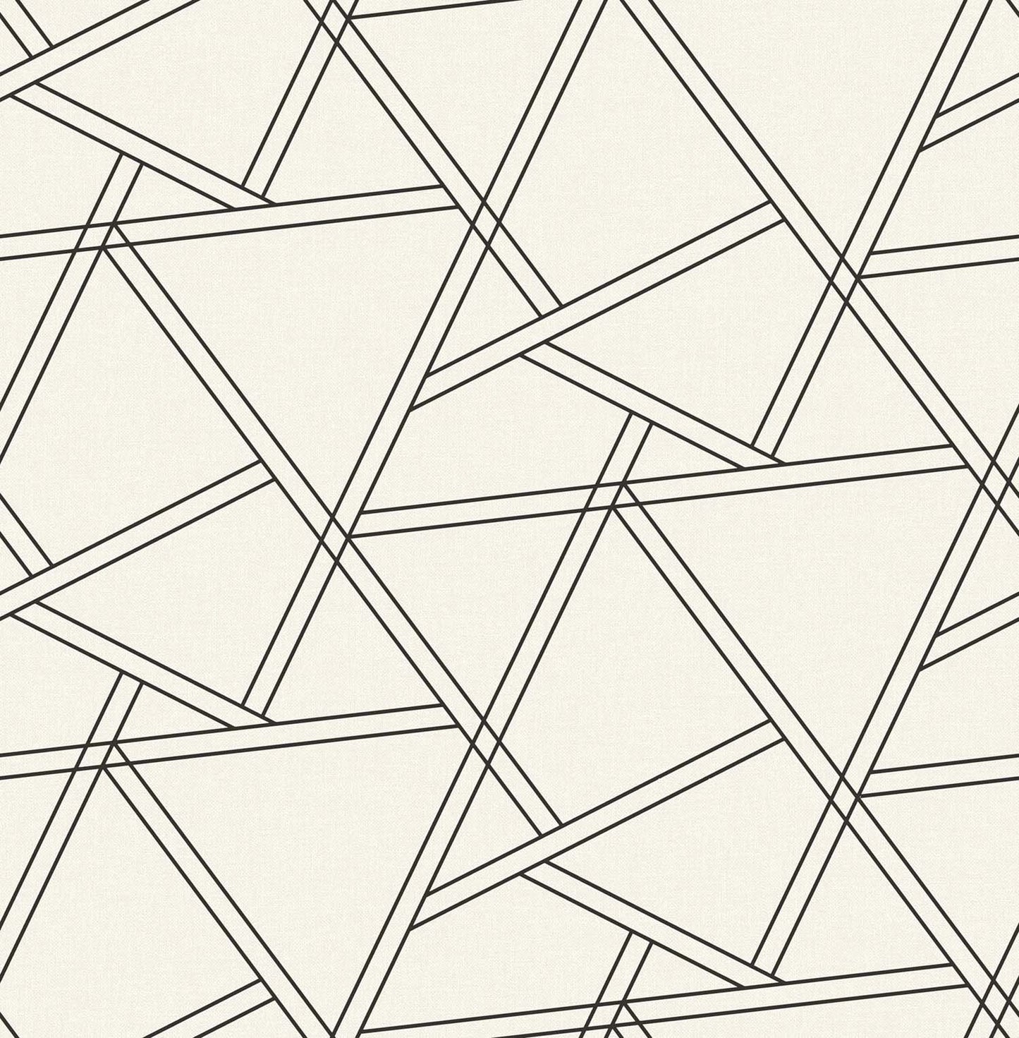 NW32400 NextWall NextWall Peel & Stick Wallpaper Railroad Geometric Pearl Shimmer & Ebony