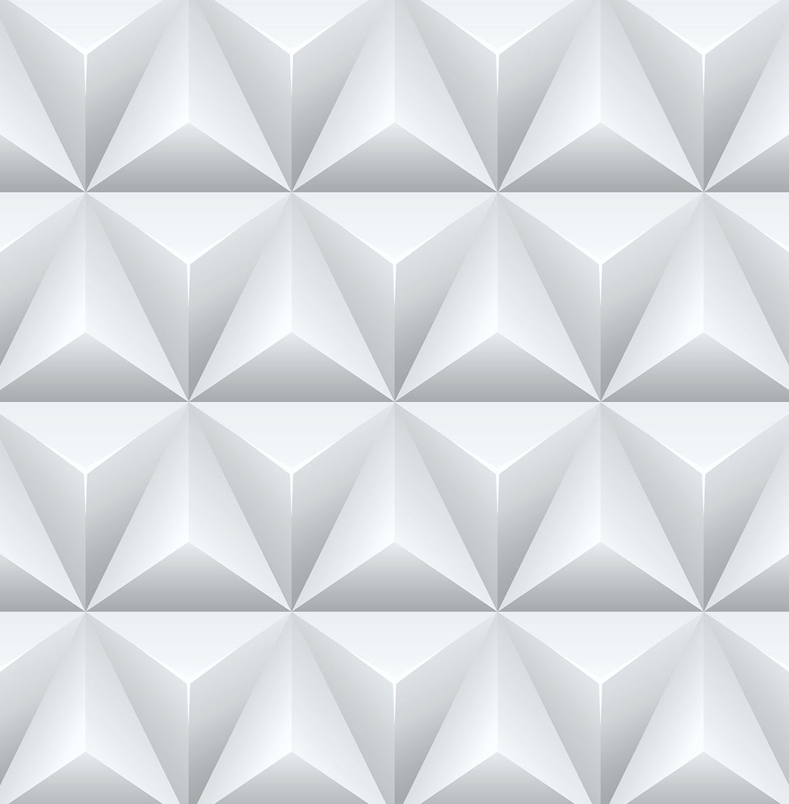 NW32800 NextWall NextWall Peel & Stick Wallpaper Triangle Origami Gray