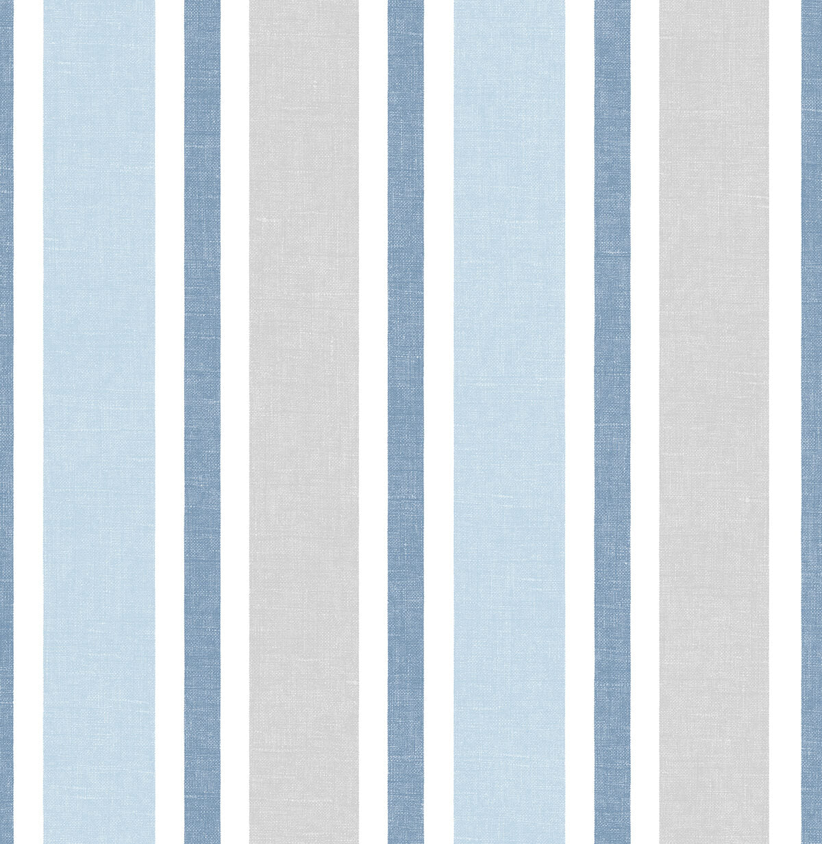 NW37002 NextWall NextWall Peel & Stick Wallpaper Linen Cut Stripe Bluebird & Carrara
