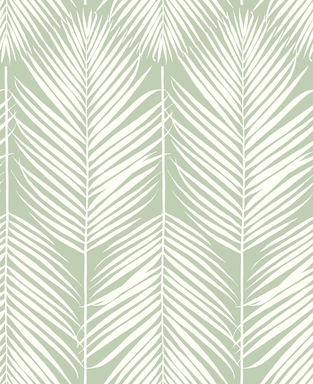 NW39804 NextWall NextWall Peel & Stick Wallpaper Palm Silhouette Pastel Green