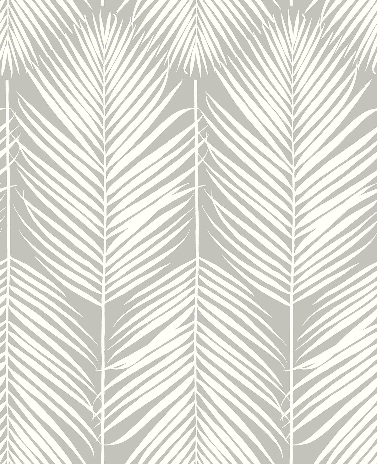 NW39808 NextWall NextWall Peel & Stick Wallpaper Palm Silhouette Harbor Gray