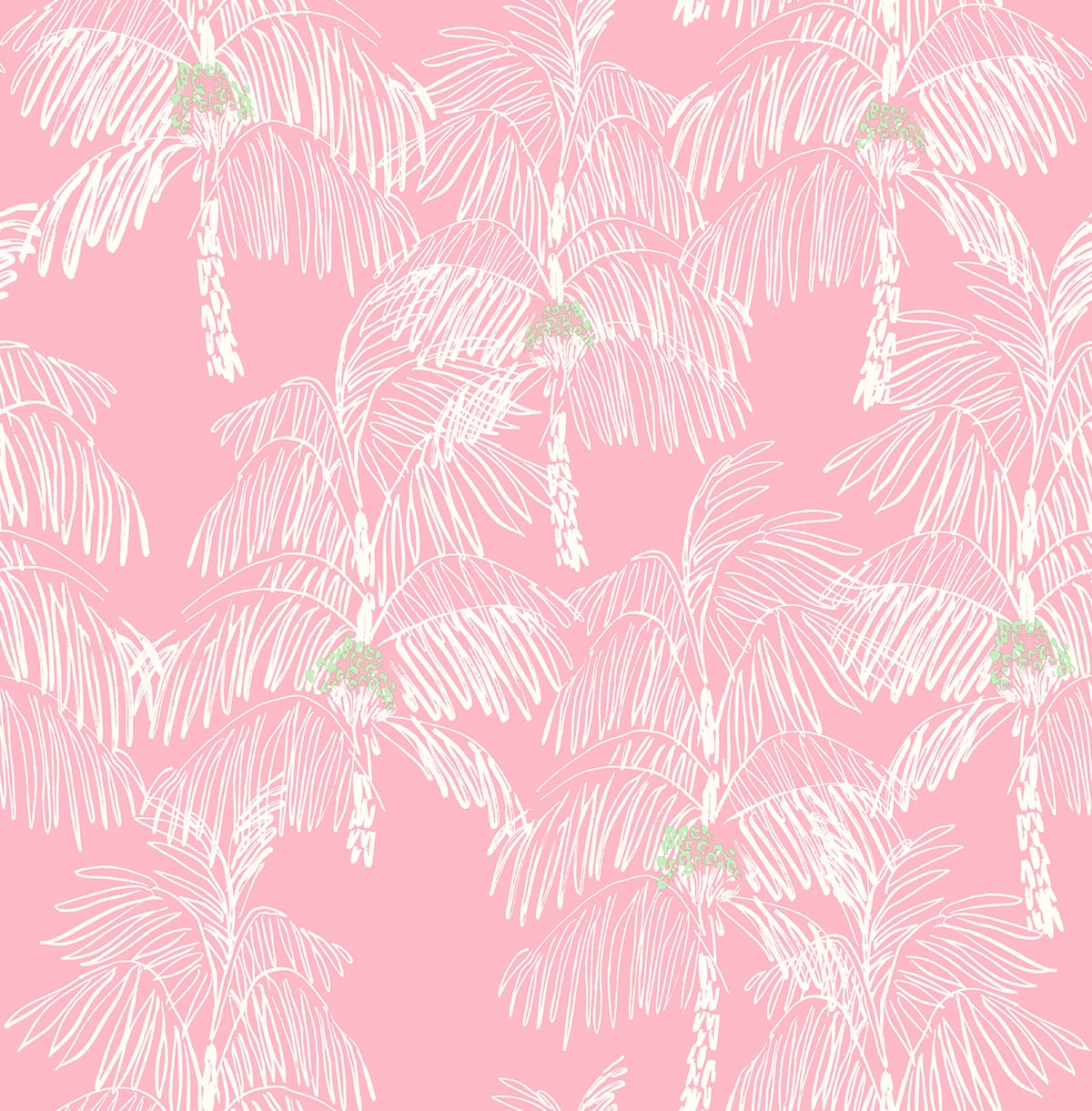 NW40001 NextWall NextWall Peel & Stick Wallpaper Palm Beach Flamingo
