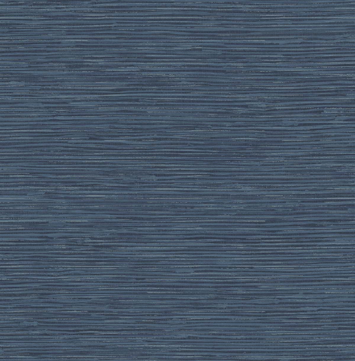 NW44702 NextWall NextWall Peel & Stick Wallpaper Cyrus Faux Grasscloth Naval Blue & Metallic Silver