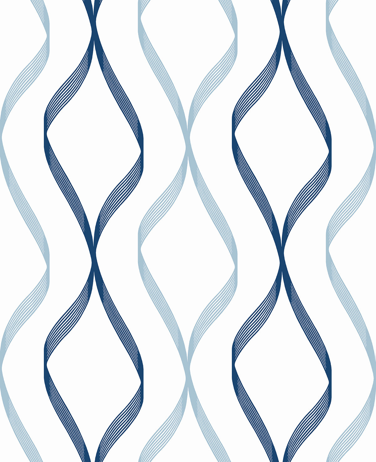 NW45102 NextWall NextWall Peel & Stick Wallpaper Ogee Ribbon Celtic Blue & Dewdrop