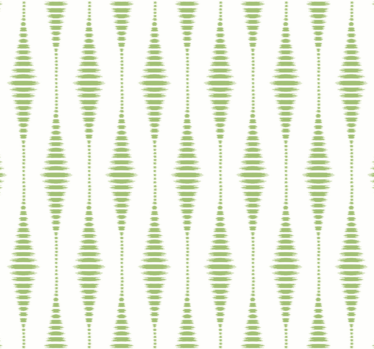 NW46404 NextWall NextWall Peel & Stick Wallpaper Striped Ikat Macaw Green