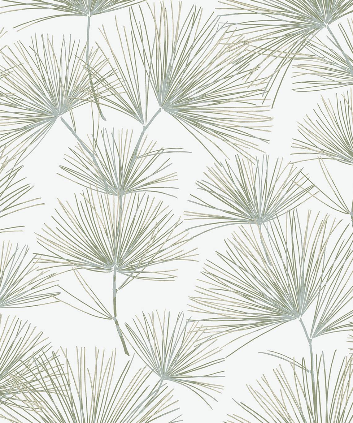NW52104 NextWall NextWall Peel & Stick Wallpaper Pine Needles Aloe Green