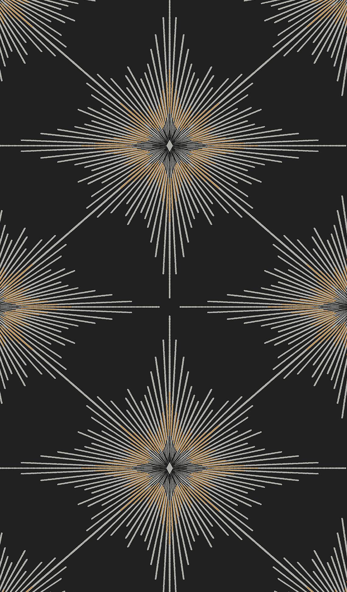 NW53000 NextWall NextWall Peel & Stick Wallpaper Stellar Geo Ebony