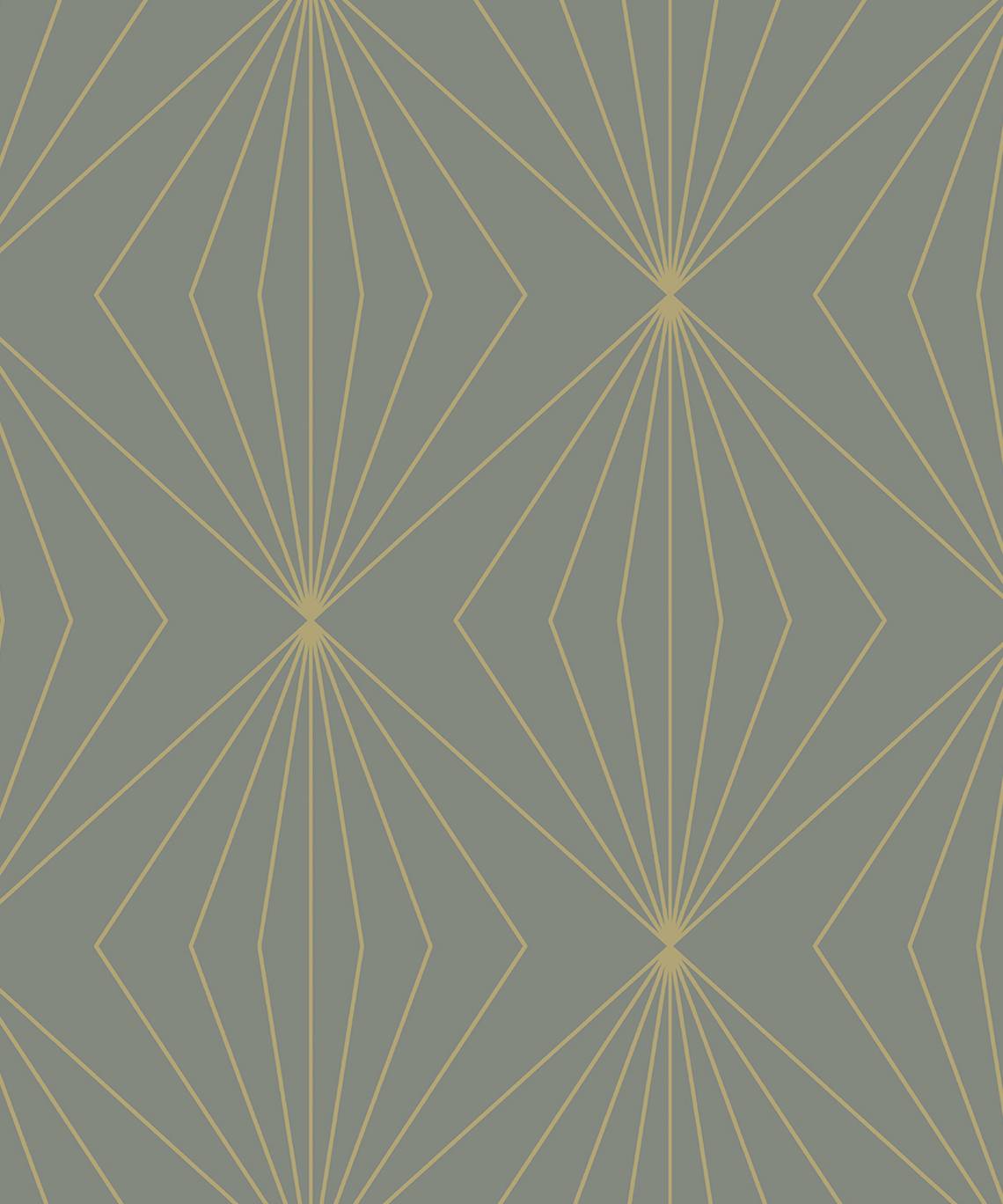 NW53105 NextWall NextWall Peel & Stick Wallpaper Gem Geometric Grey & Metallic Gold