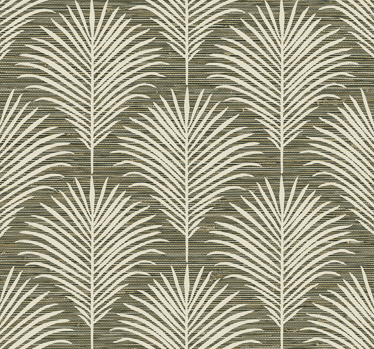 NW53805 NextWall NextWall Peel & Stick Wallpaper Grassland Palm Charcoal & Sand
