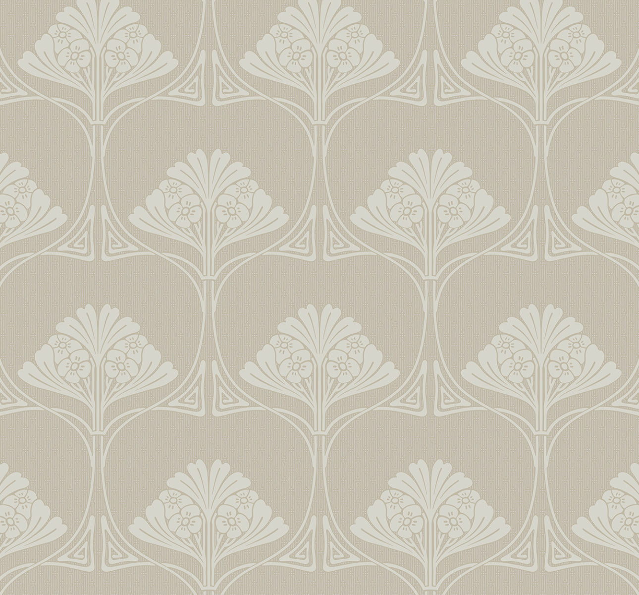 NW54007 NextWall NextWall Peel & Stick Wallpaper Deco Floral Ashwood
