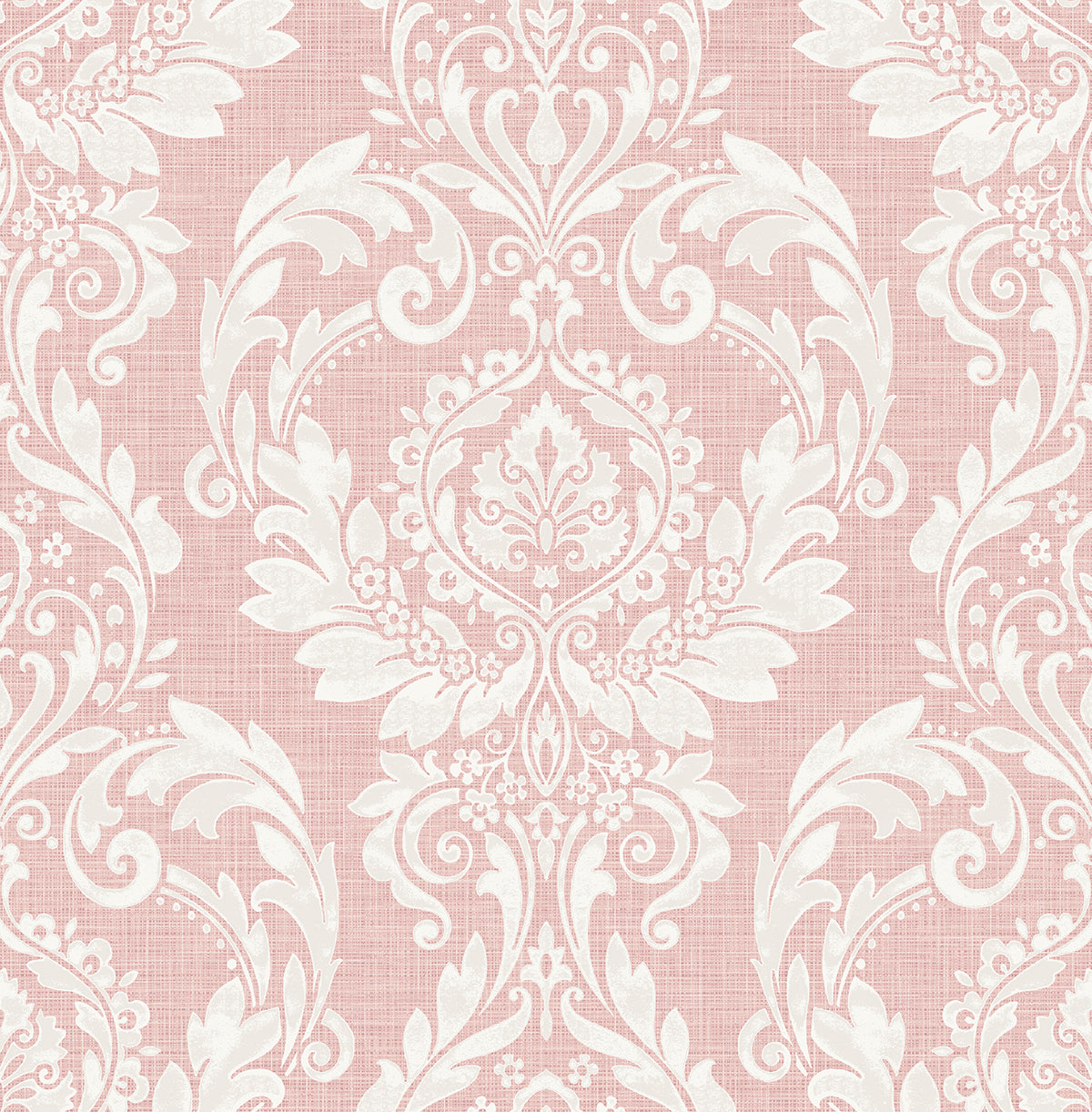 NW54801 NextWall NextWall Peel & Stick Wallpaper Cora Damask Light Pink