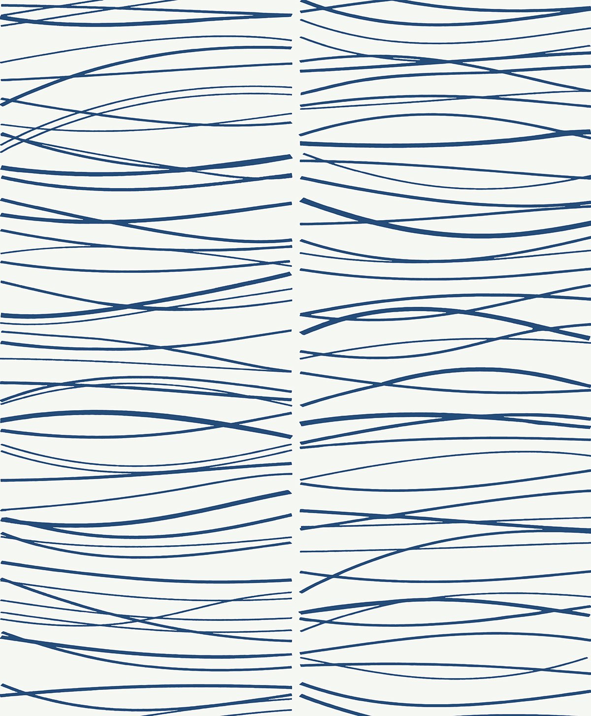 NW55602 NextWall NextWall Peel & Stick Wallpaper Wave Lines Blue