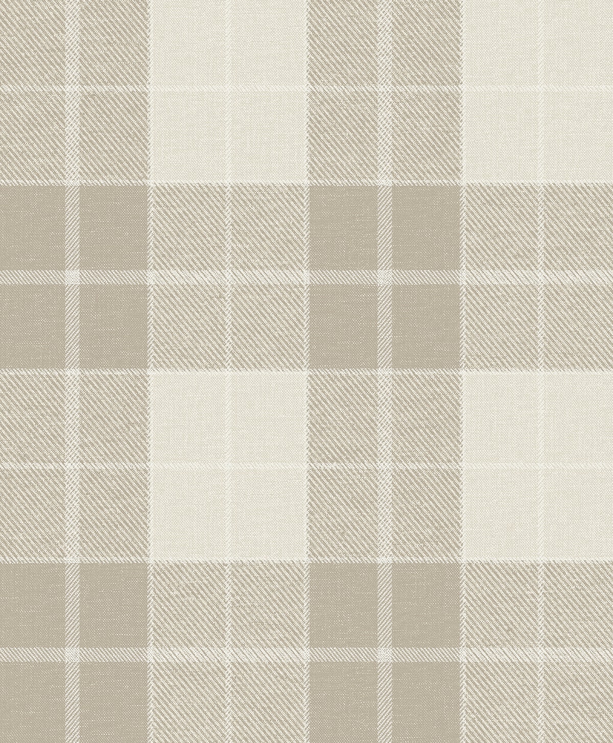 NW58110 NextWall NextWall Peel & Stick Wallpaper Altarinda Plaid Creme Brulee