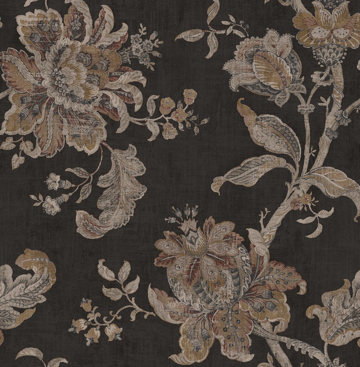 NW59100 NextWall NextWall Peel & Stick Wallpaper Anelda Jacobean Ironwork & Russett