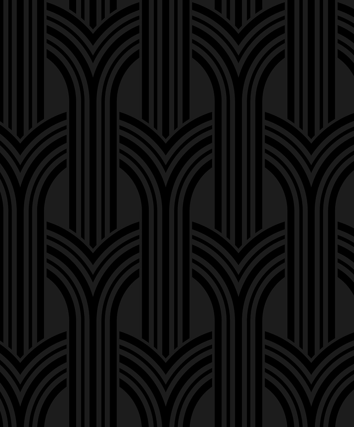 NW59500 NextWall NextWall Peel & Stick Wallpaper Geometric Arches Onyx
