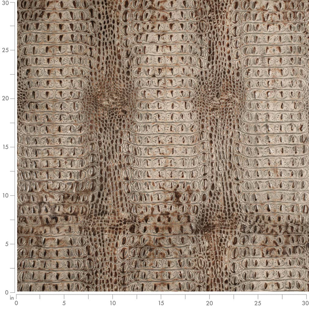 Nile Limestone Beige & Taupe Charlotte Fabrics Genuine Leather