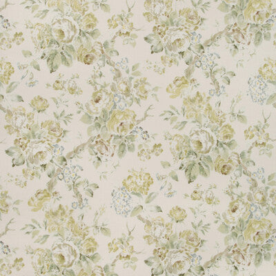 P2018106-33 GARDEN ROSES WP LIME/LEAF LEE JOFA Wallpaper