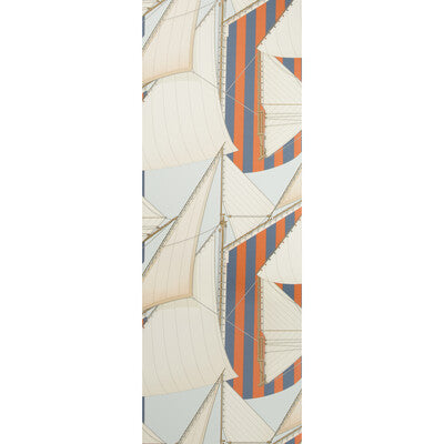 P2018109-225 ST TROPEZ WP SLATE/SPICE LEE JOFA Wallpaper