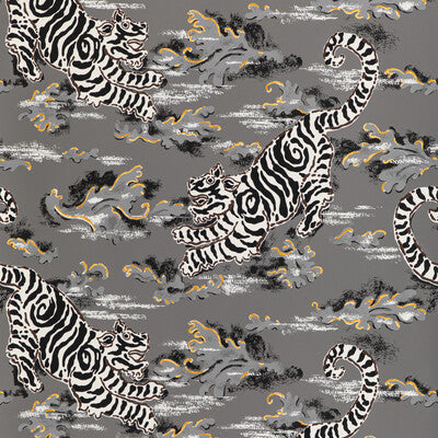 P2020107-2146 BONGOL PAPER CHARCOAL LEE JOFA Wallpaper