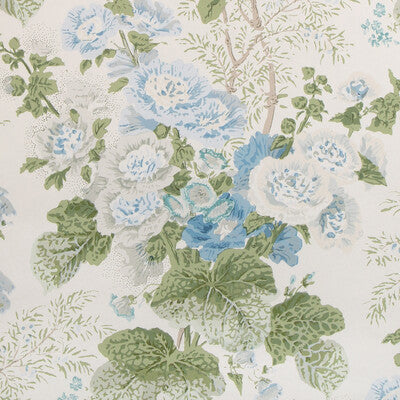 P2023115-153 GRAND ALTHEA WP BLUE/LEAF LEE JOFA Wallpaper
