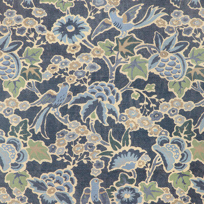 P2023127-523 POSY PAPER DENIM/SLATE LEE JOFA Wallpaper