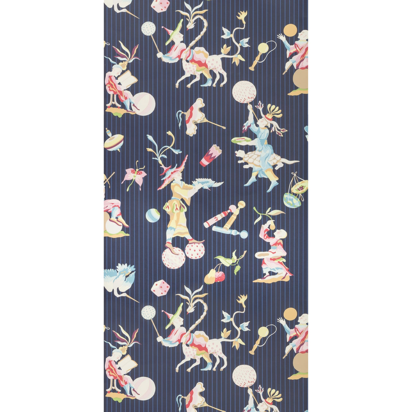 P8019114-55 CIRQUE CHINOIS NAVY BRUNSCHWIG & FILS