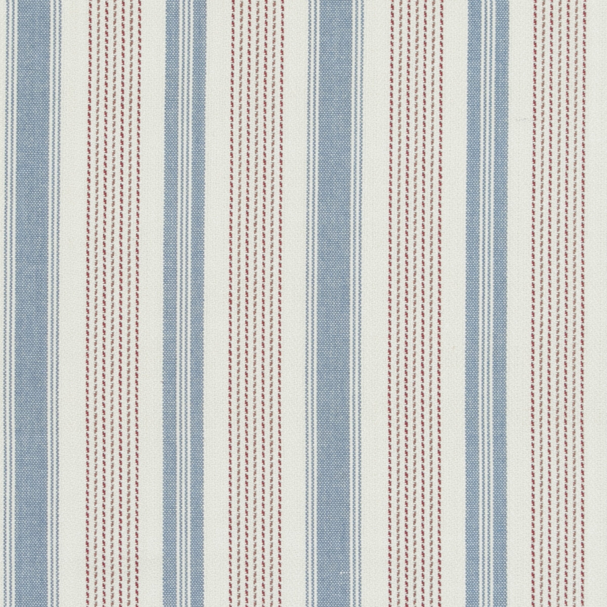PF50507-4 PURBECK STRIPE RED/BLUE BAKER LIFESTYLE Fabrics Drapery Upholstery