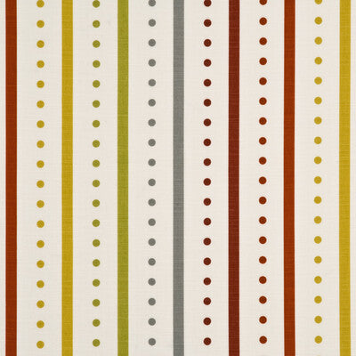 PP50344-5 OPERA STRIPE RED/GOLD BAKER LIFESTYLE DRAPERY
