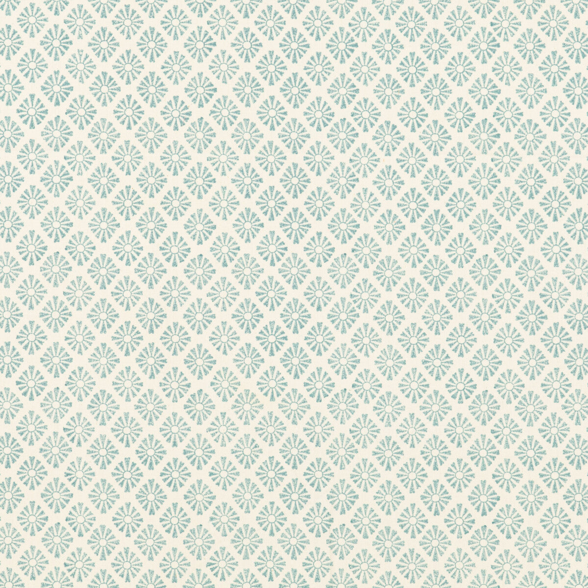 PP50476-1 SUNBURST AQUA BAKER LIFESTYLE Fabrics Drapery Upholstery