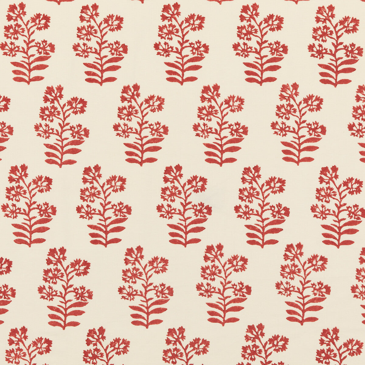 PP50483-2 WILD FLOWER RUSTIC RED BAKER LIFESTYLE Fabrics Drapery Upholstery
