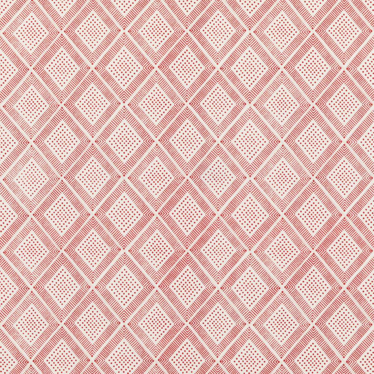 PP50484-2 BLOCK TRELLIS RUSTIC RED BAKER LIFESTYLE Fabrics Drapery Upholstery