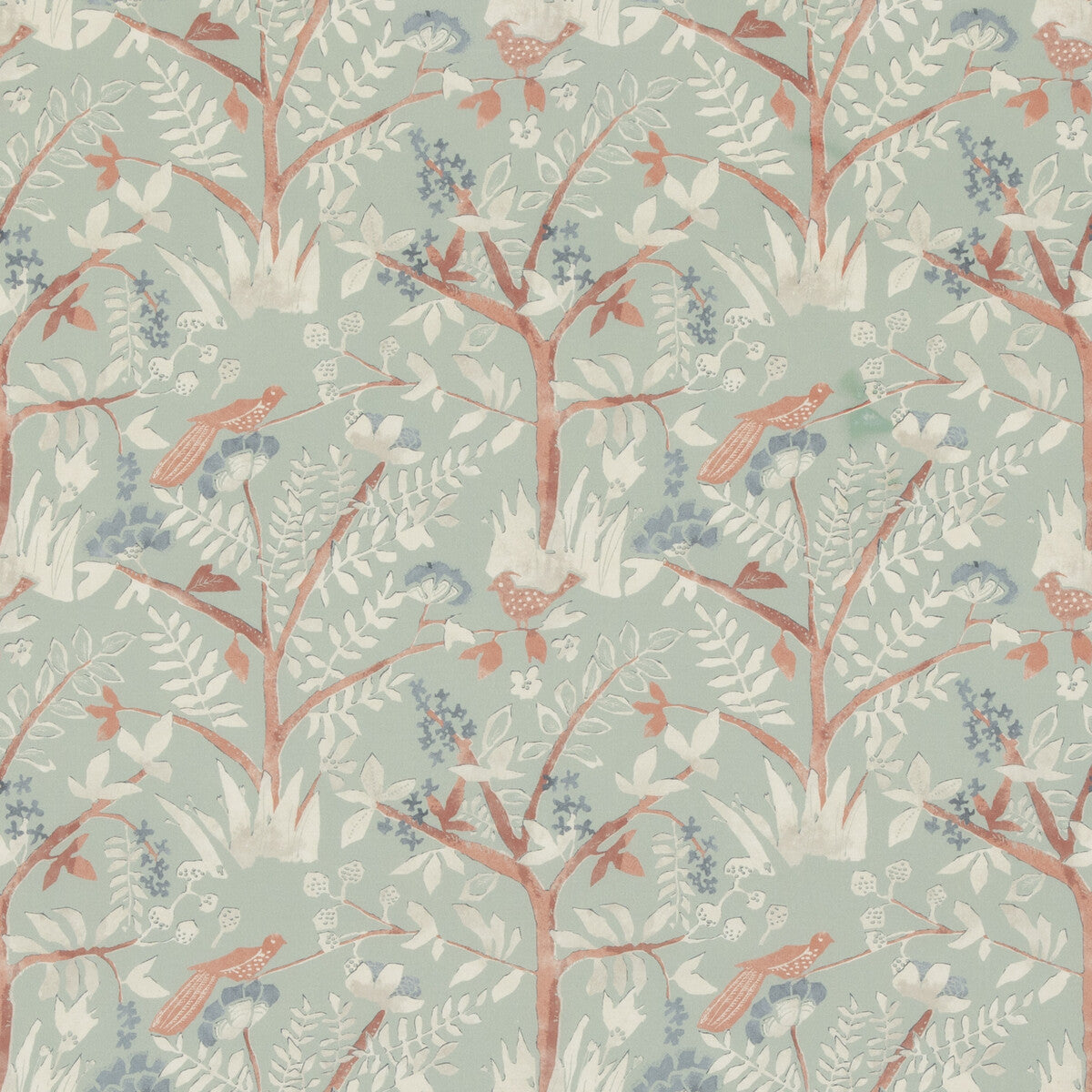 PP50502-2 LULWORTH AQUA BAKER LIFESTYLE Fabrics Drapery Upholstery