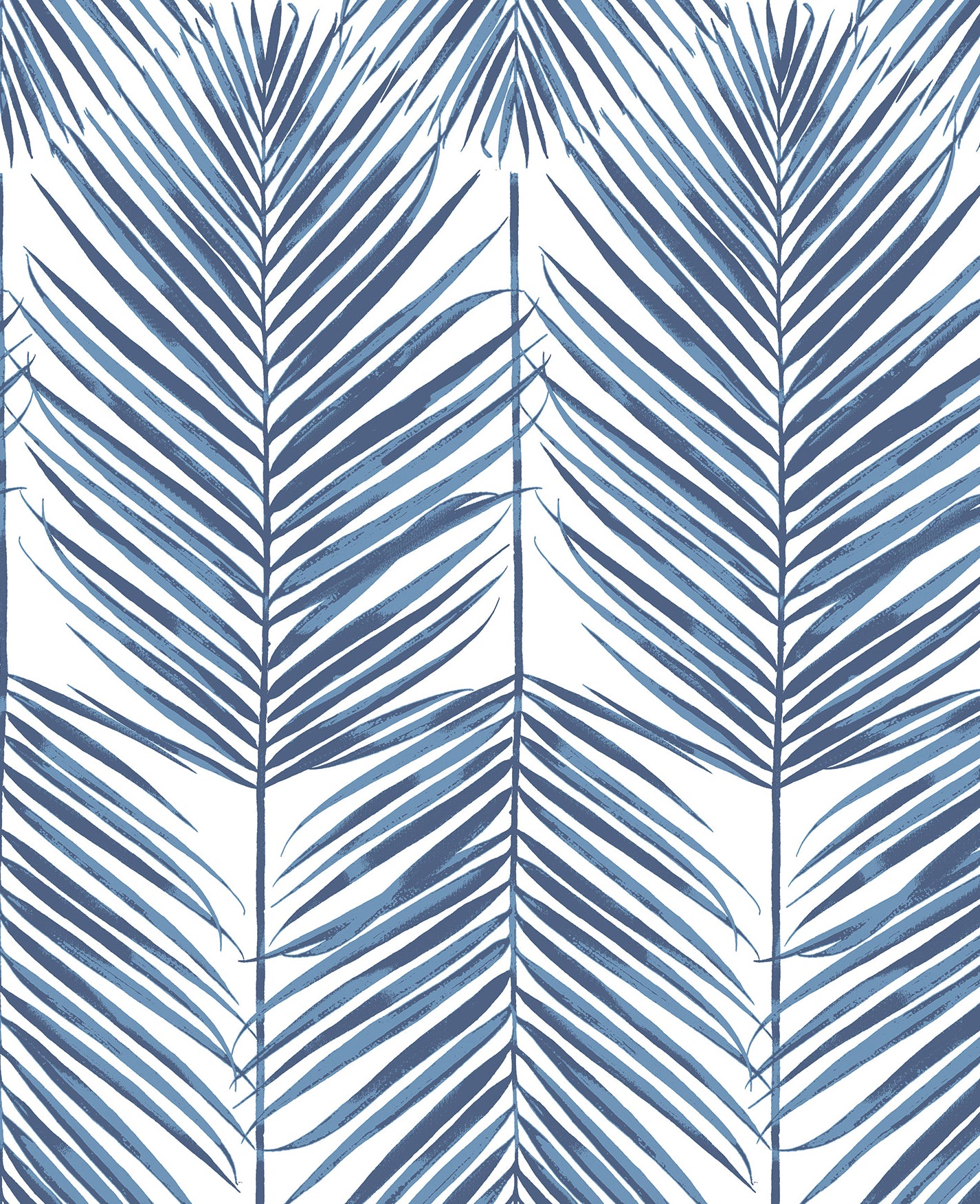 PR10702 Seabrook Designs Prepasted Online Wallpaper Paradise Palm Prepasted Coastal Blue