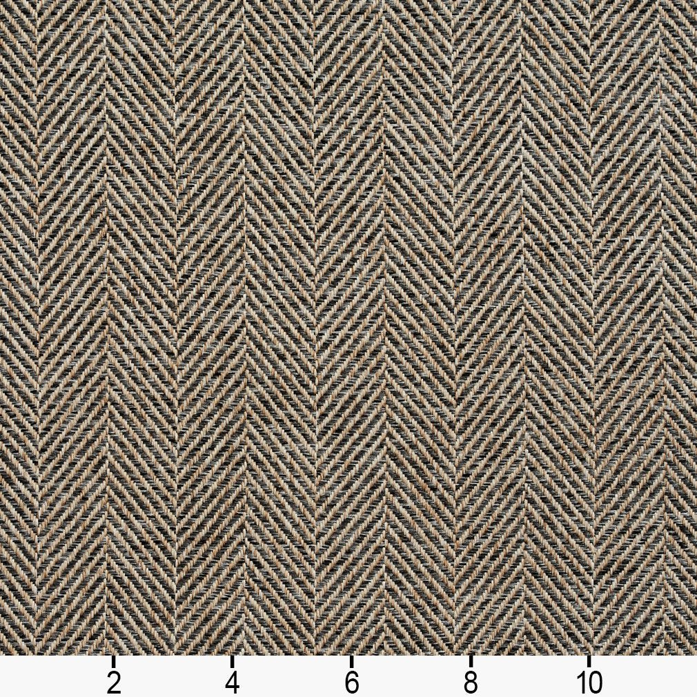 R252 Herringbone & Chevron Fargo Grey & Silver Charlotte Fabrics