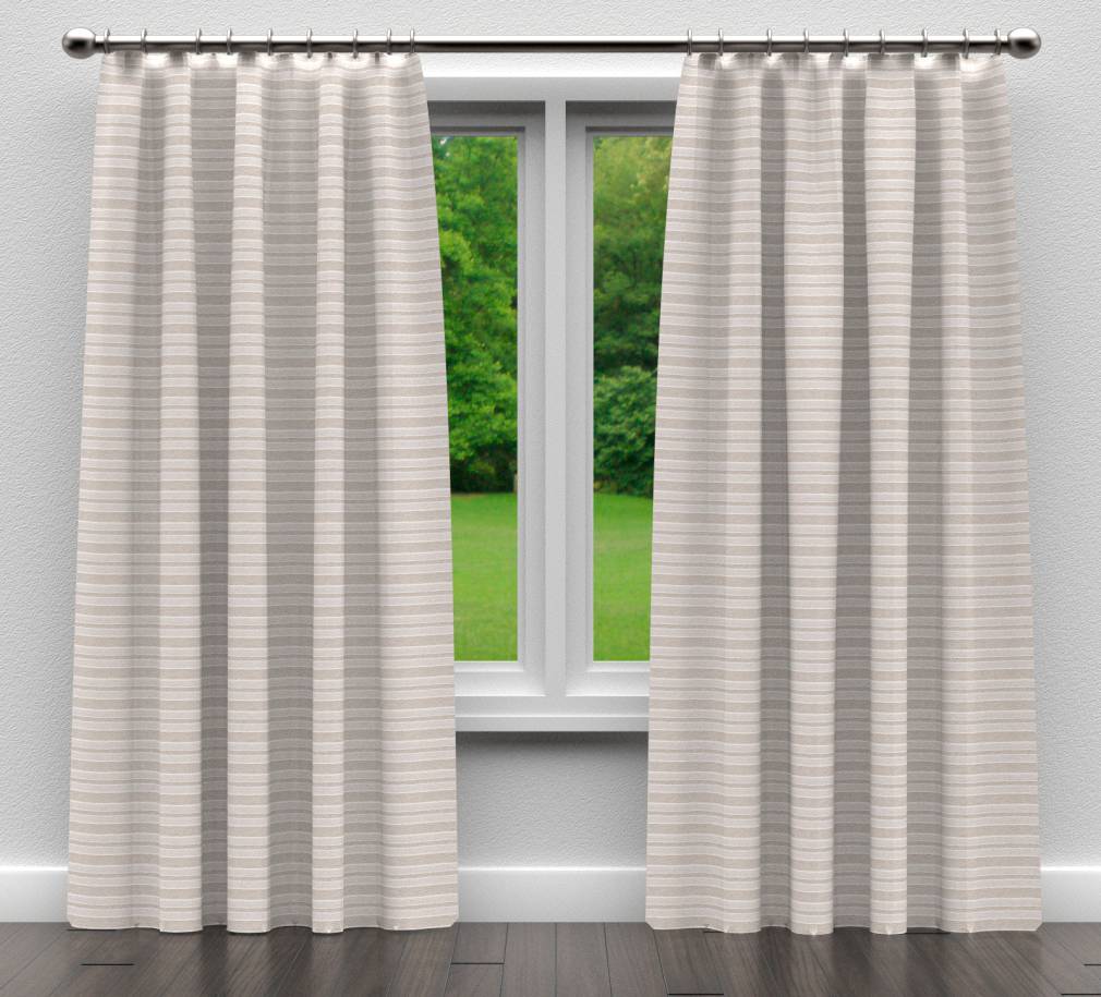 R345 Stripe Cloud Stripe Grey & Silver Charlotte Fabrics