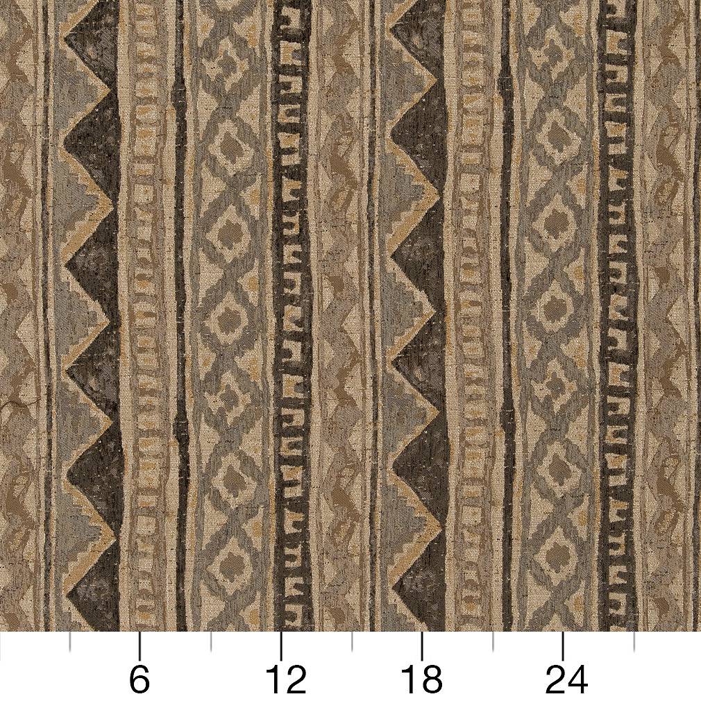 R400 Abstract & Geometric,Global,Southwestern,Stripe Canyon Beige & Taupe Charlotte Fabrics
