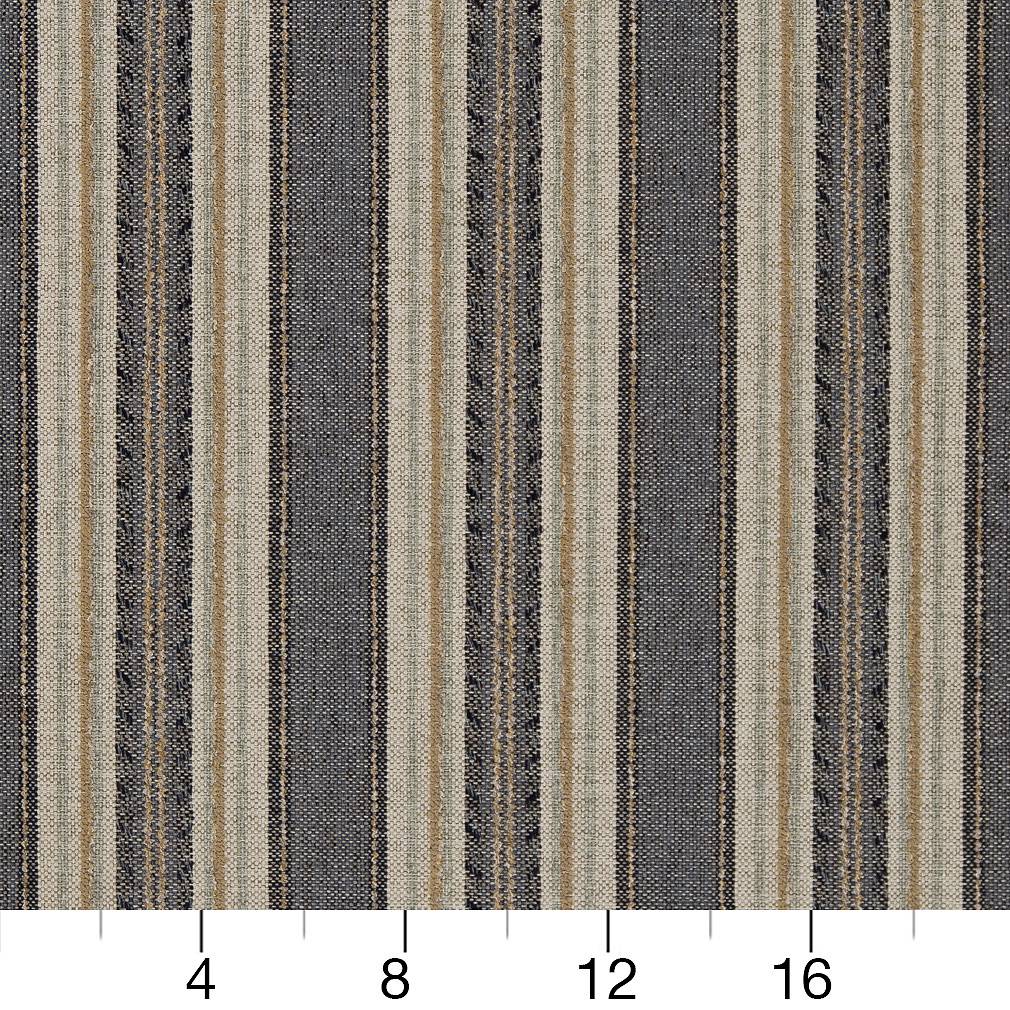 R431 Stripe Denim Stripe Blue Charlotte Fabrics
