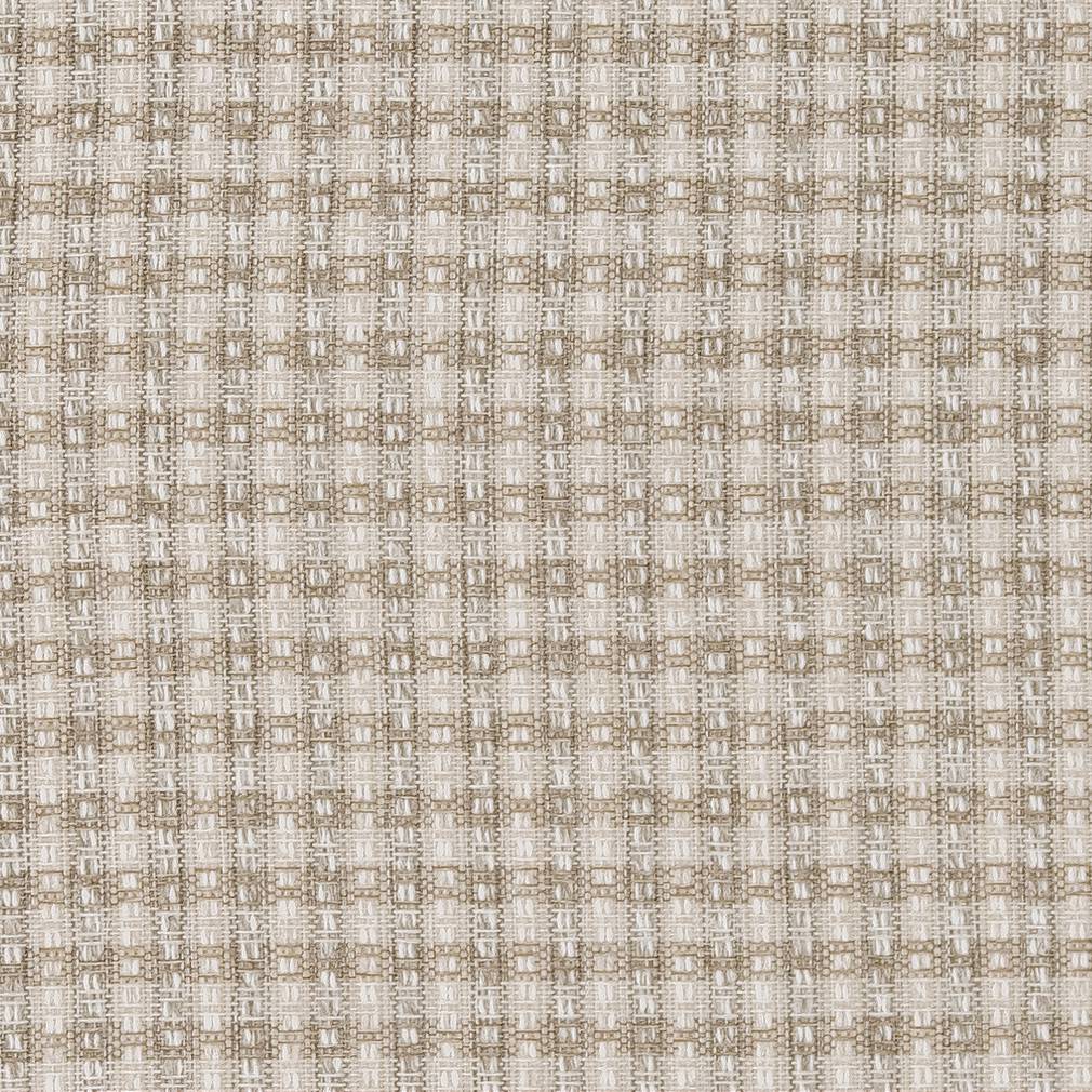R432 Check & Houndstooth,Small Scale Oyster Beige & Taupe Charlotte Fabrics