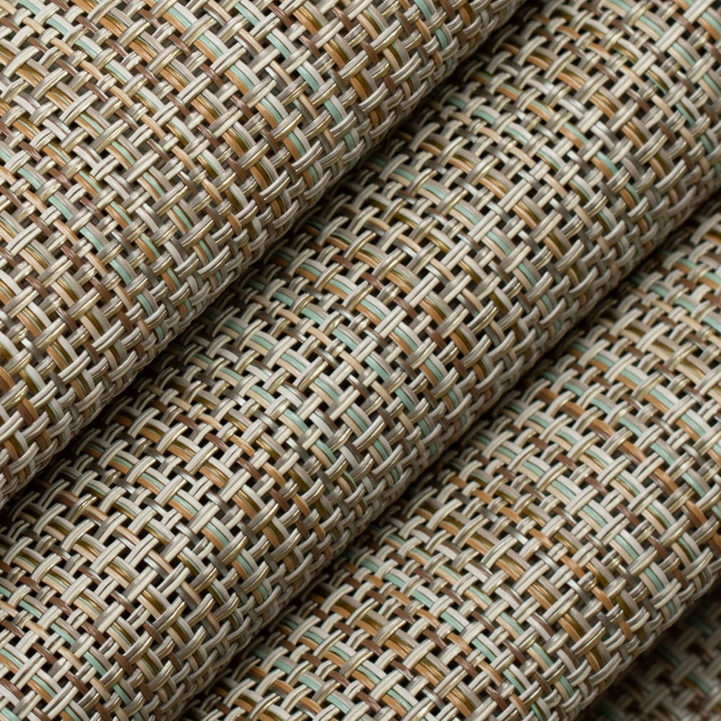S322 Plain & Solid Jute Beige & Taupe Charlotte Fabrics Vinyl