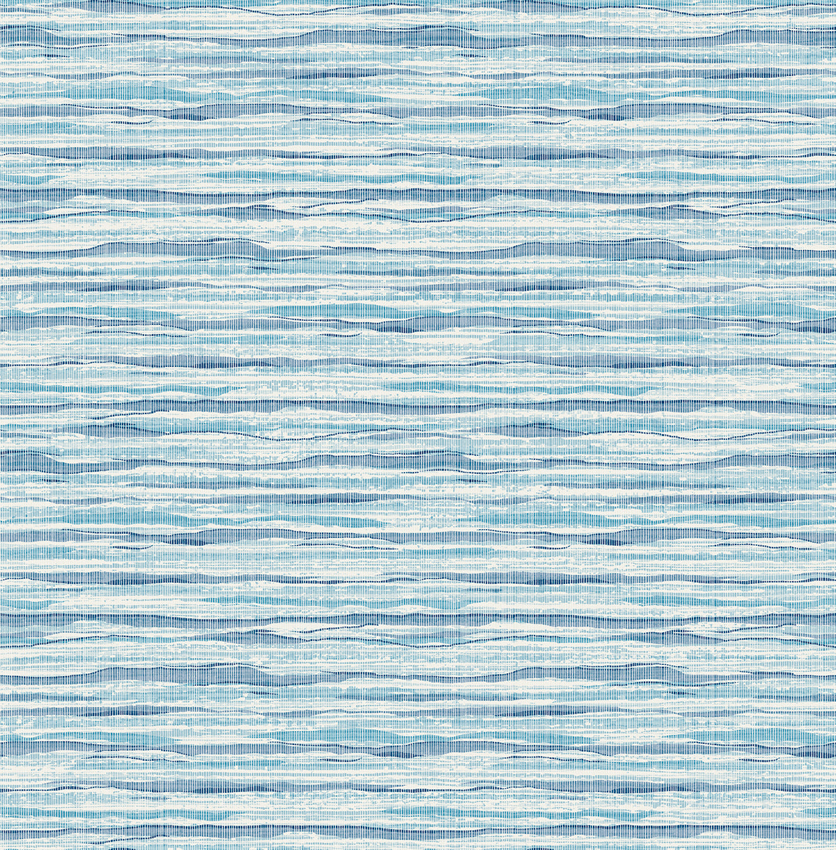 SC21122 Seabrook Designs Summer House Wallpaper Skye Wave Stringcloth Summer Surf