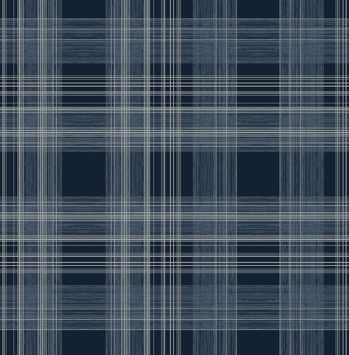 SG10002 Stacy Garcia Home Stacy Garcia Peel and Stick Wallpaper Rad Plaid Denim Blue