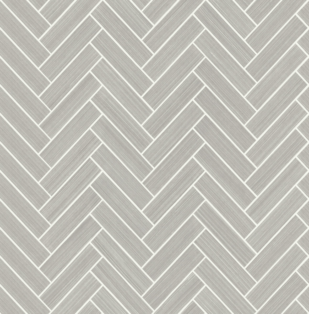 SG11308 Stacy Garcia Home Stacy Garcia Peel and Stick Wallpaper Herringbone Inlay Warm Stone & Metallic Pearl