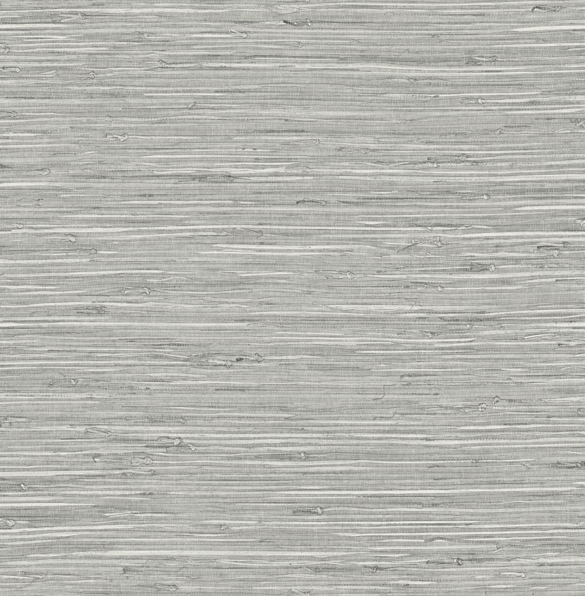 SG11407 Stacy Garcia Home Stacy Garcia Peel and Stick Wallpaper Saybrook Faux Rushcloth Cove Grey & Metallic Silver