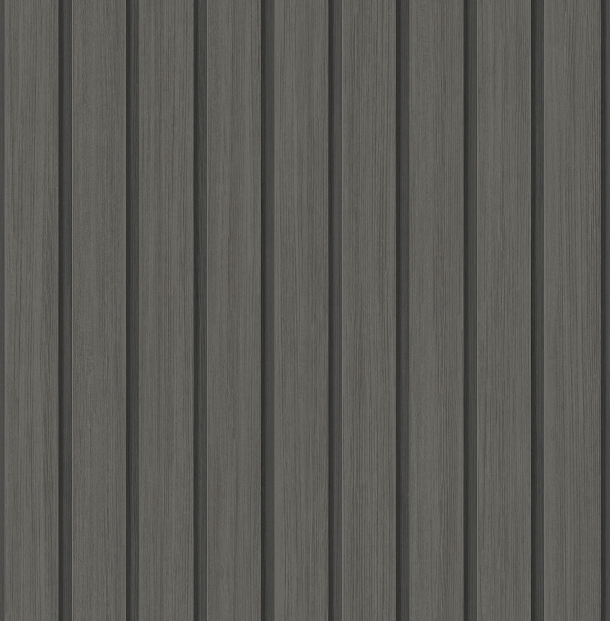 SG12106 Stacy Garcia Home Stacy Garcia Peel and Stick Wallpaper Faux Wooden Slats Charcoal