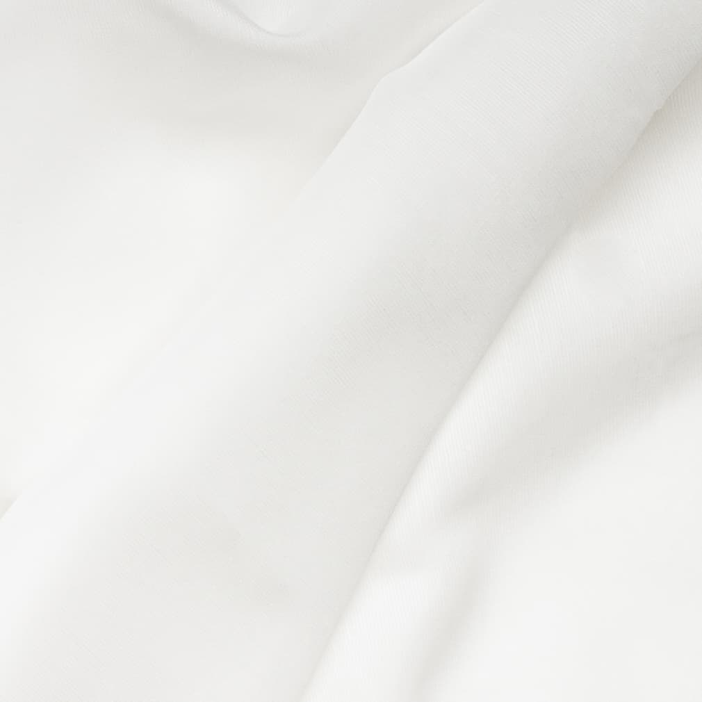 SH154 Plain & Solid Snow White & Ivory Charlotte Fabrics